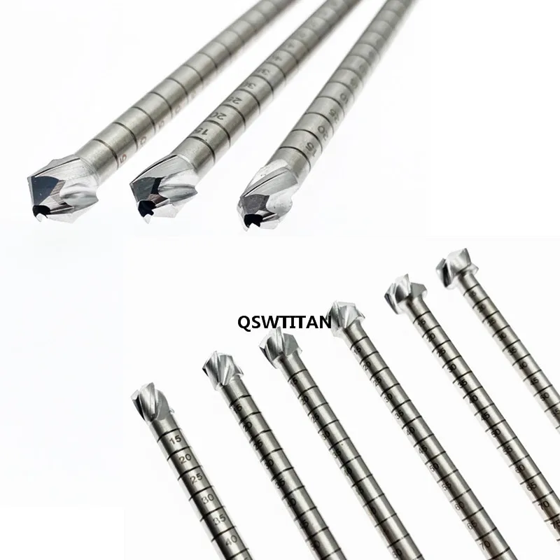 Orthopedic instrument sports medicine Cruciate ligament repair femur Ball head hollow drill bit Femoral Grind cannulated drill