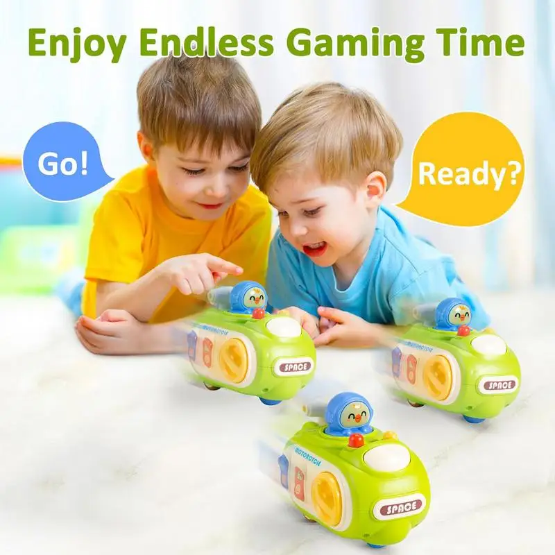 Car Toy For Children Boy Sensory Press Start Vehicle Playful Toy Car Busy Activity Cube Early Education Tool For Fine Motor