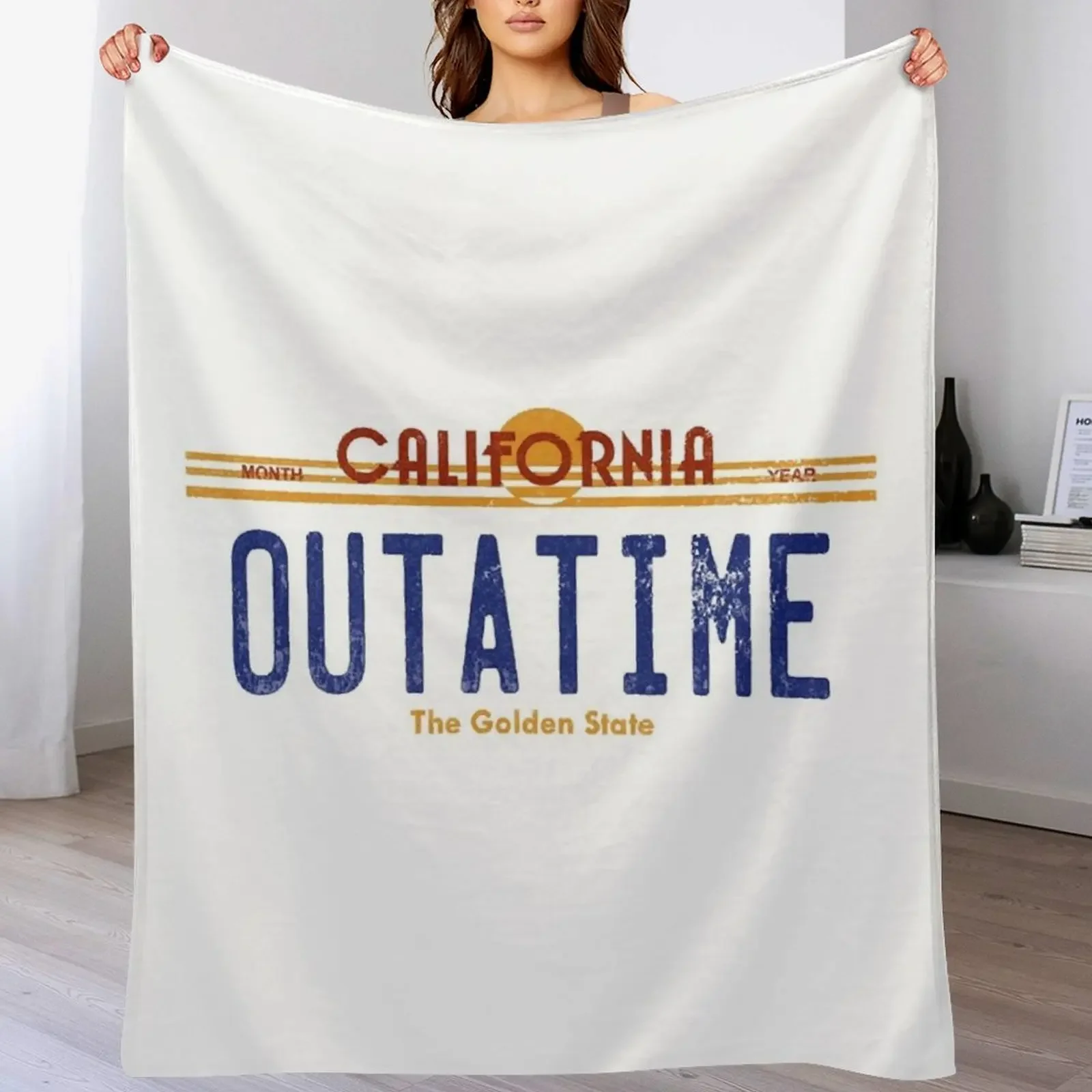 Outatime Throw Blanket Camping Summer Beddings warm winter Blankets