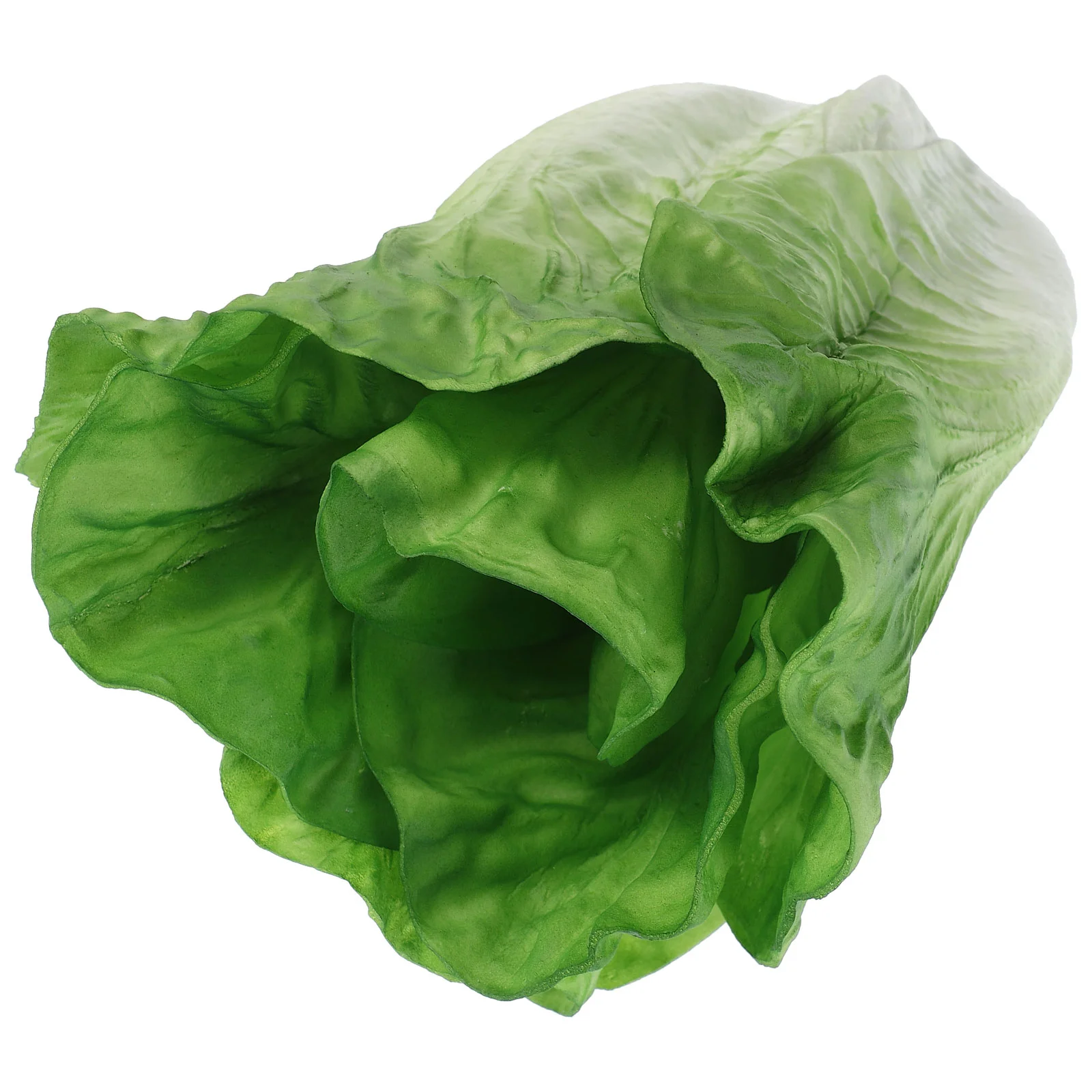 Simulated Artificial Lettuce Head Vegetable Adornment Lifelike Road Fruits and Vegetables Food Decor Pvc Prop Child