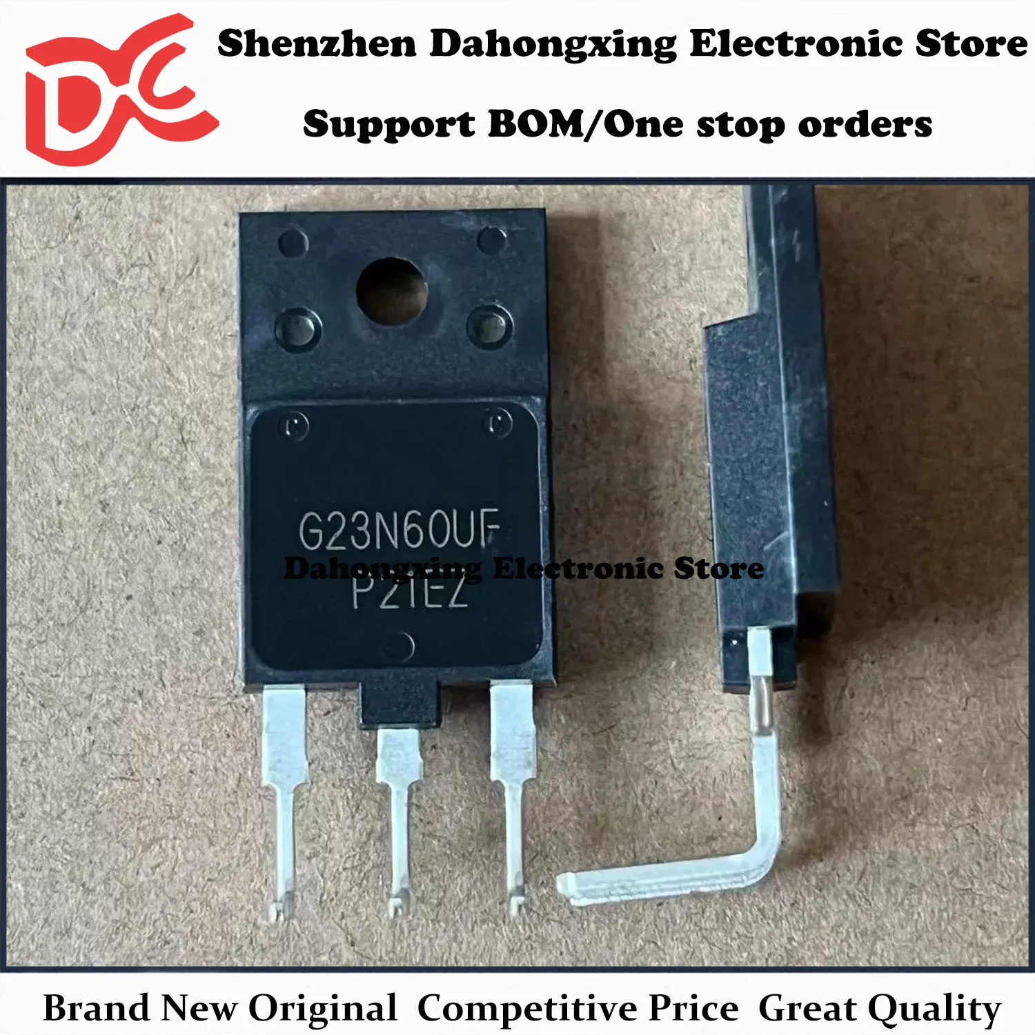New Original 10Pcs SGF23N60UFTU G23N60UF G5N150UF SGF5N150UF TO-3PF Transistor Electronic Components Great Quality
