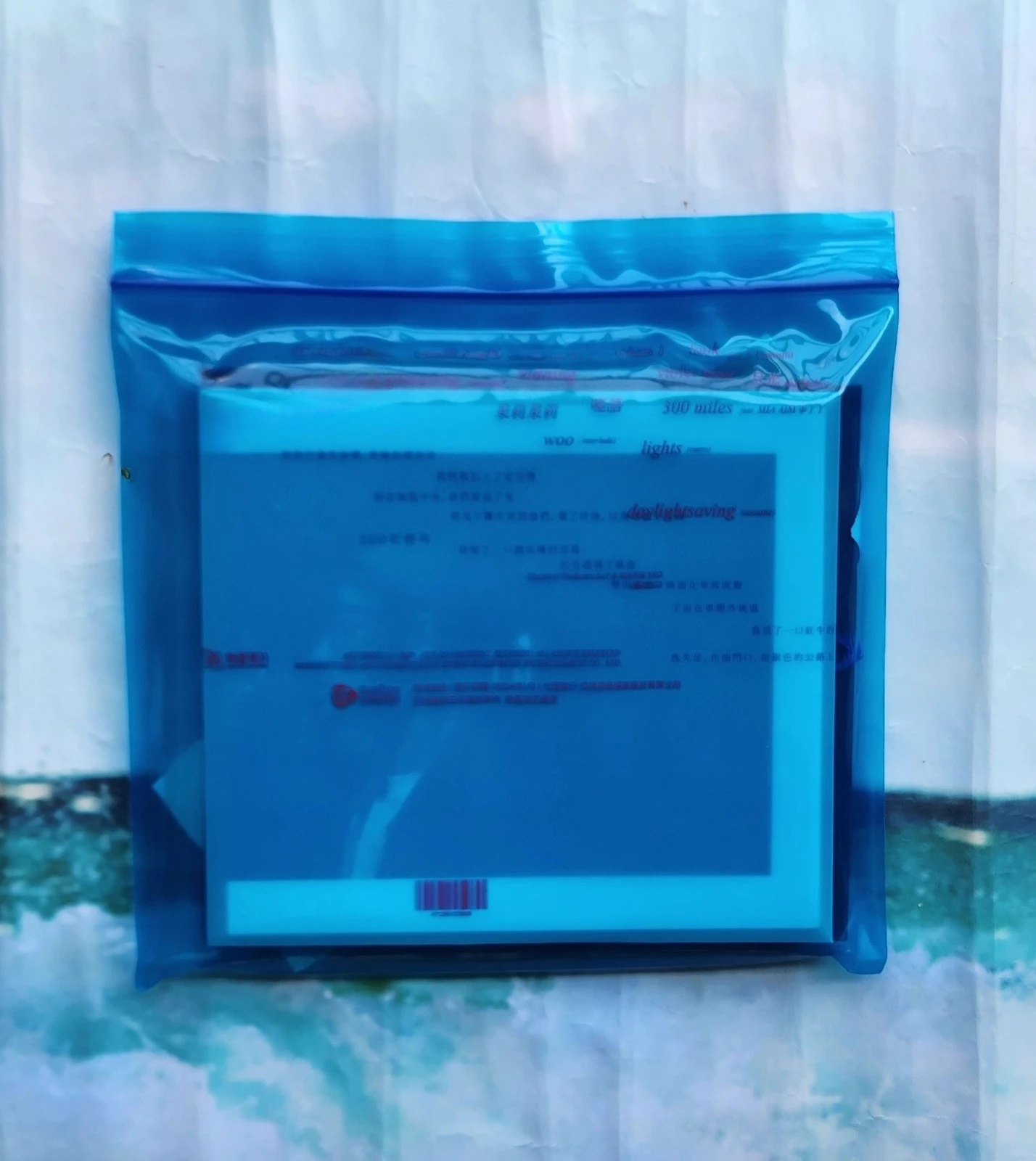 แผ่นซีดีรุ่นลิมิเต็ดอิดิชั่นพิเศษ Lu1 สีฟ้า สำหรับวางบนโต๊ะทำงาน + ชุดดึงหน้า + ใบเสร็จรับเงิน + ถุงเก็บของ ของใหม่แกะกล่องและยังไม่ได้เปิด