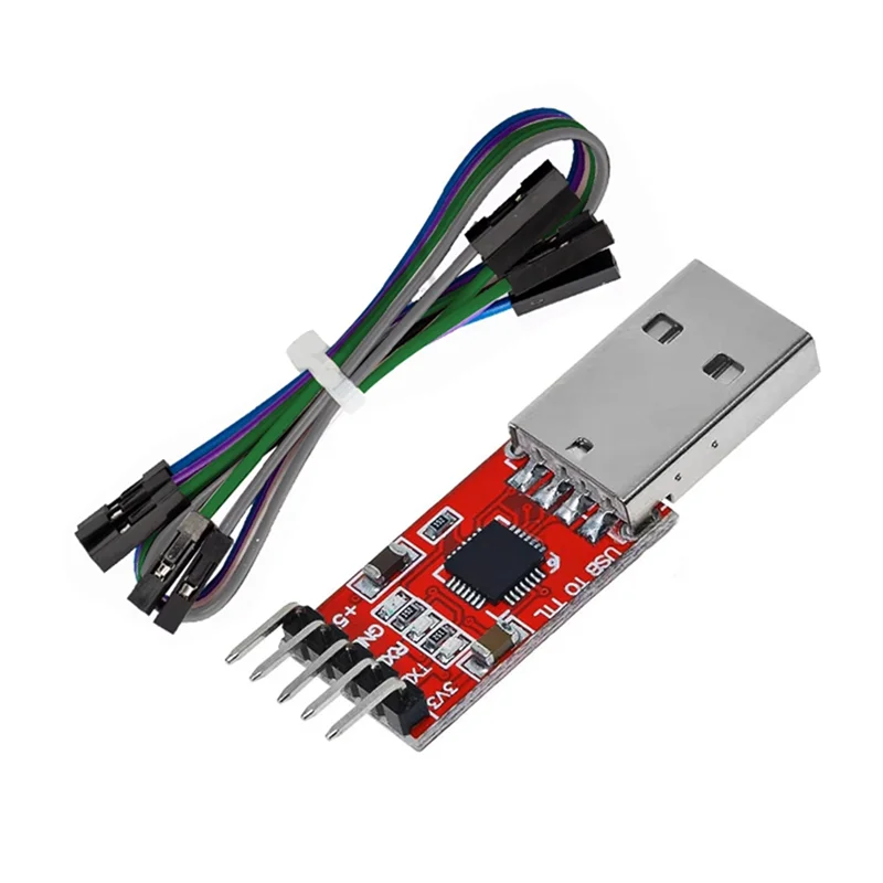 AB47-3개 CP2102 USB 2.0 - TTL 5핀 시리얼 어댑터 USB - TTL 시리얼 컨버터 모듈 (UART STC 3.3V 및 5V용)
