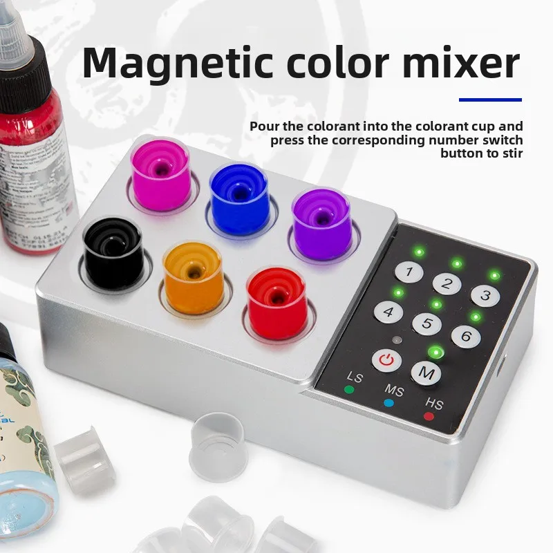 

Портативный магнитный миксер для тату-пигментов, оборудование для татуировок