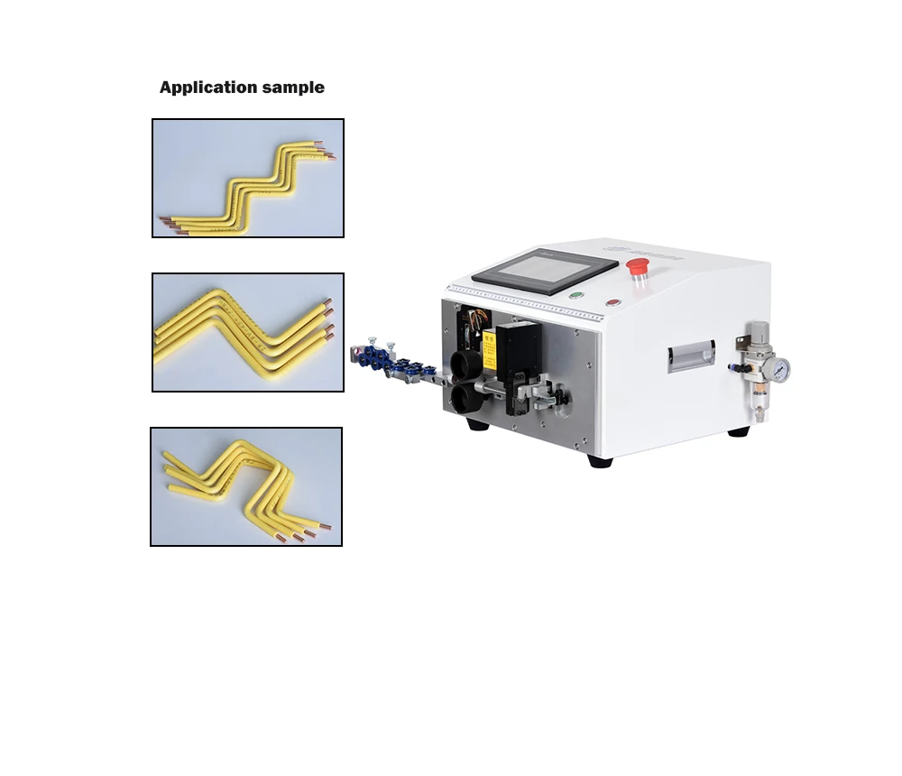 Computerized Wire Cutting Stripping Bending Machine Hard Wire Cable Peeling Slicing Equipment for Cable Manufacturing