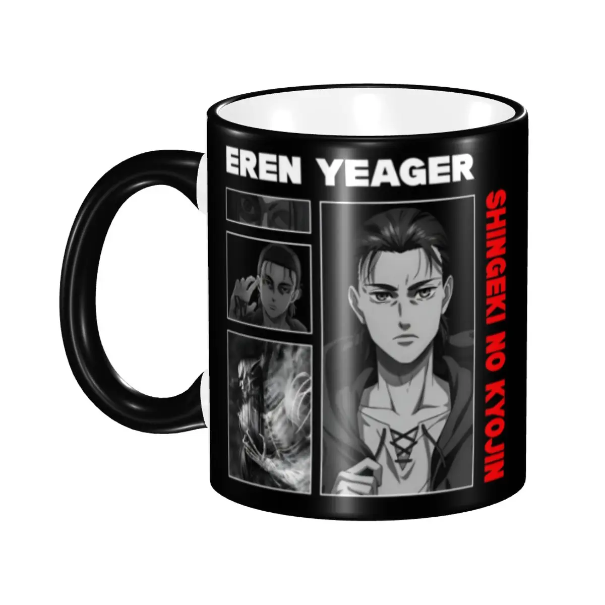 

Кружки для кофе и чая с индивидуальным дизайном «Атака Титанов», керамические, модные, в стиле манга, для самостоятельного оформления