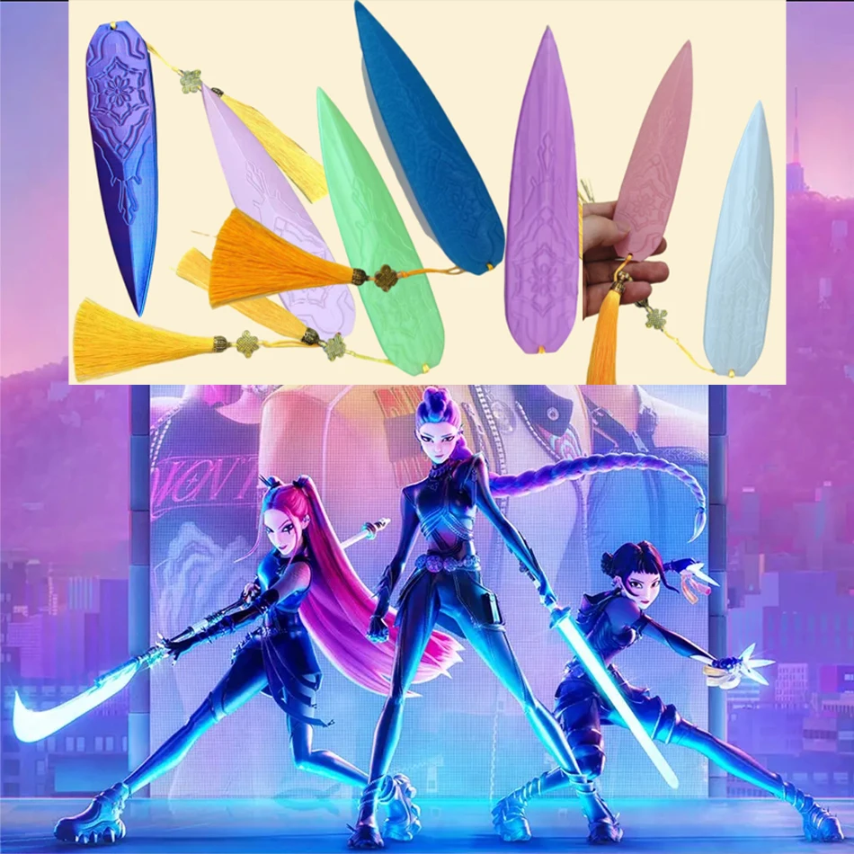 

Kpop охотники на демонов Zoey Pink Darts косплей оружие реквизит сценический аксессуар индивидуальный игровой персонаж Хэллоуин 3Dpanter