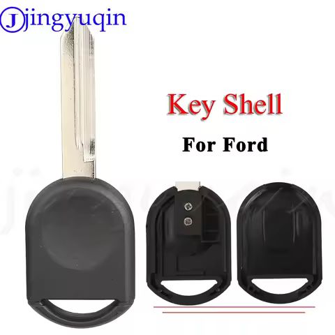 JYQ Transponder Remote Car Key Shell Case Fob For Ford Escape Kuga Maverick Focus Mondeo F150 Mustang F038 Focus Mercury H75