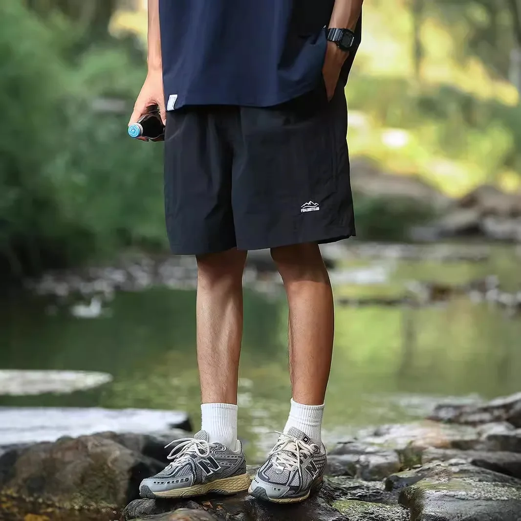 

Men's Hiking Quick-drying Sports Shorts Breathable Drawstring Hiking Waist Shorts Running Fitness Workout Shorts basketball