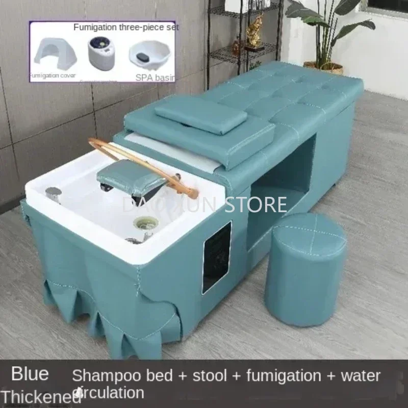 Japanese Head Spa Beds Comfort Fashion Luxury Water Circulation Minimalistic Hair Wash Chair Lavacabezas Salon Equipment MQ50SC