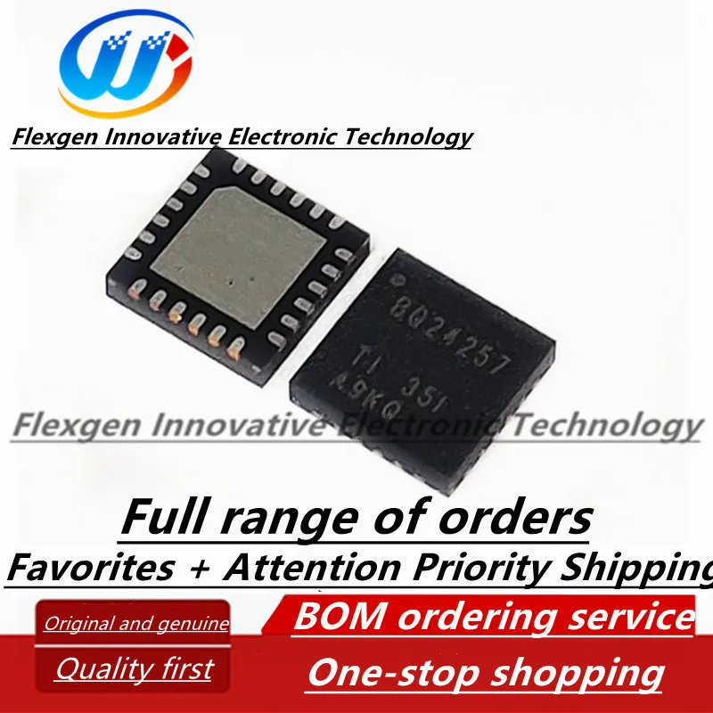 BQ24257RGER BQ24257 package VQFN-24 battery management IC chip