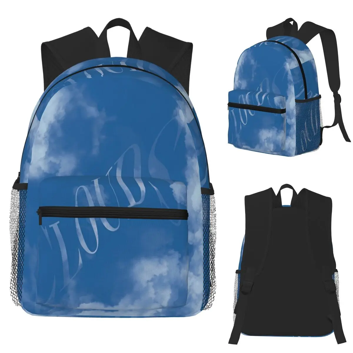 

Clouds Student Backpack School Bag Hiking Travel Daypack for Boys Girls Fashion Bookbag Shoulder Bags