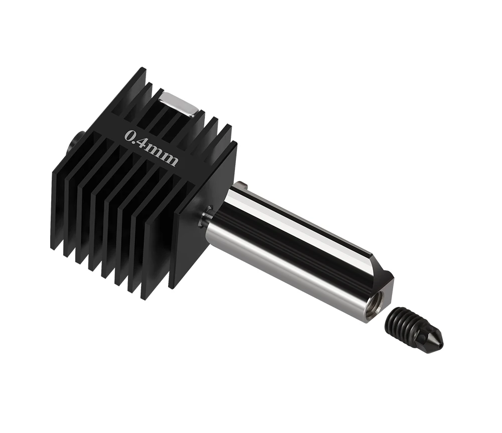 Hotend-Kit für Bambu Lab A1/A1 Mini High Flow 0,2/0,4/0,6/0,8 mm Düsen aus gehärtetem Stahl, Schnellwechsel-Hot-End-Baugruppe, Ersatzteil – Detail 10