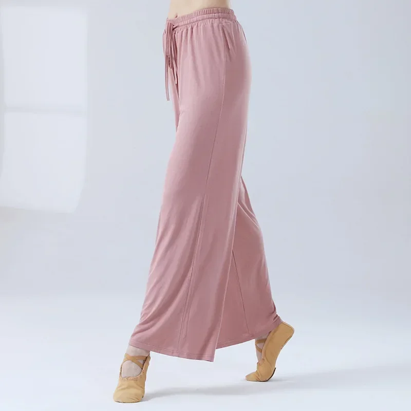 

Dance pants classical dance practice clothes women's loose and elegant wide-leg pants modern dance body clothes Chinese