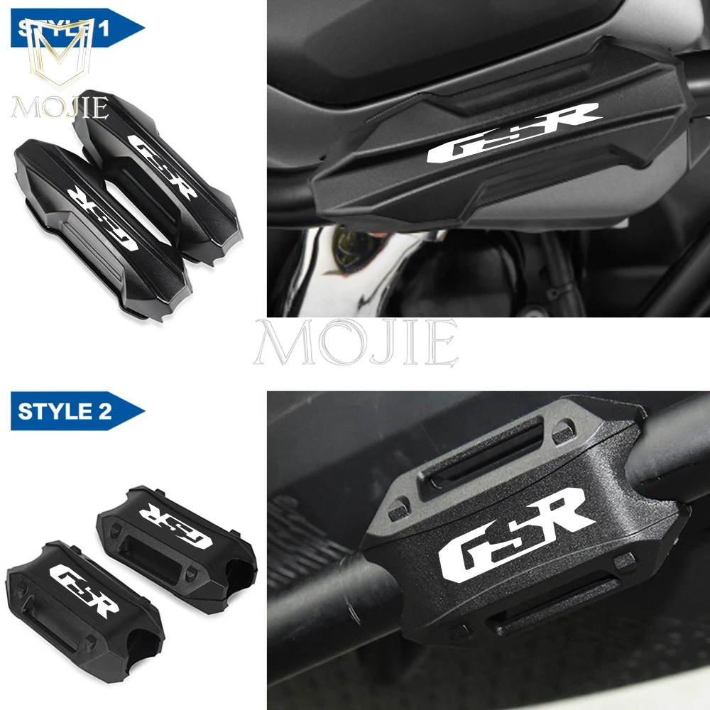 For SUZUKI GSR400 GSR600 GSR750 2006-2023 2024 2025 Motorcycle Engine Guard Crash Bar Bumper Protector 25mm Decorative Block