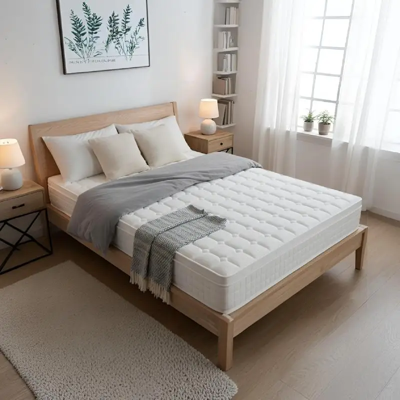 12-Inch Full Hybrid Innerspring Mattress with Gel Foam for Motion Isolation, Pressure Relief, & Edge Support, CertiPUR-US