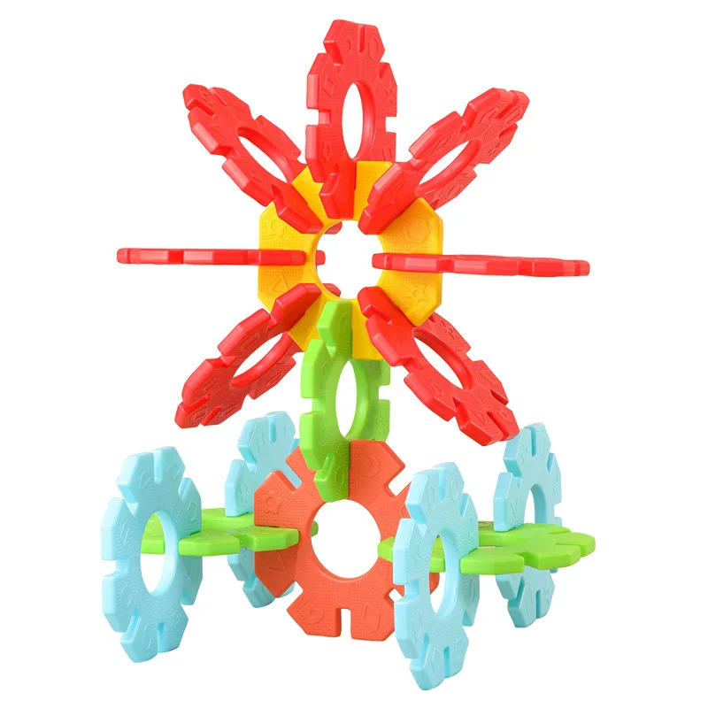 Kindergarten super large snowflake 26cm educational toy sensory integration parent-child interaction