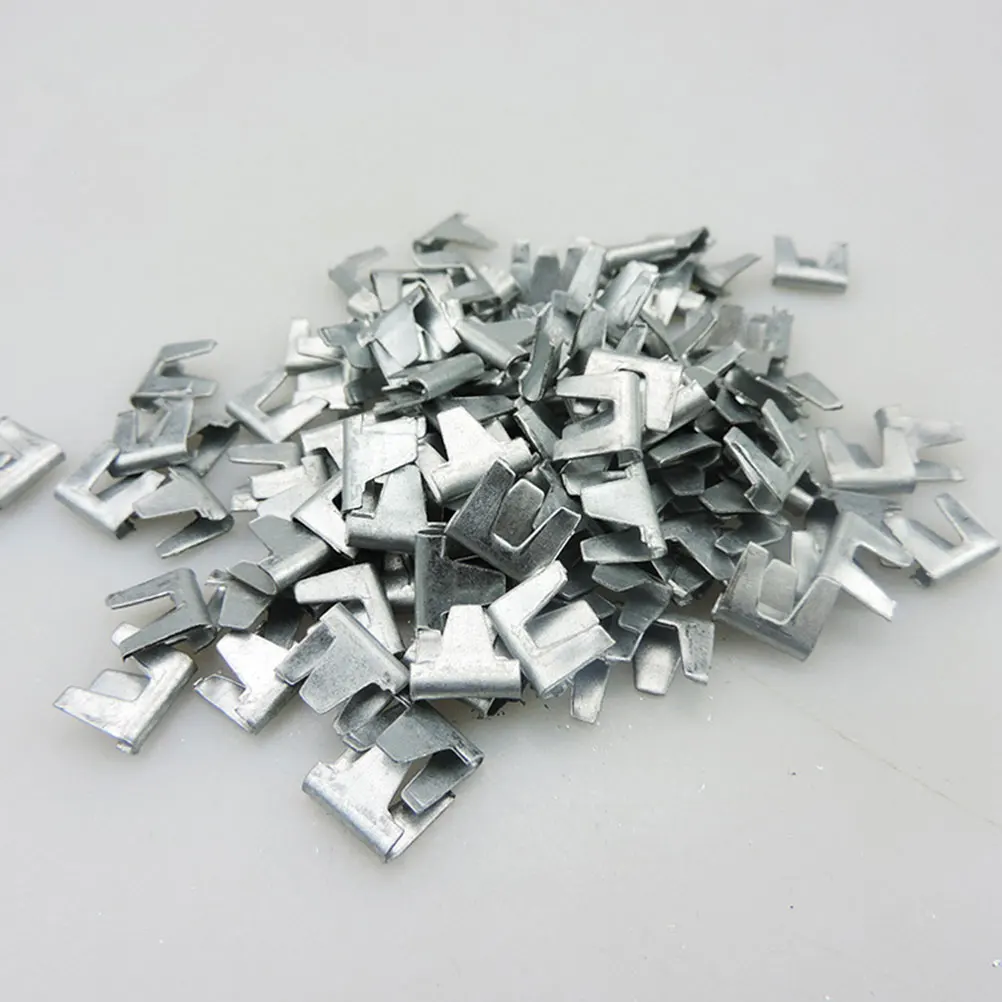 

300pcs Wire Cage Clips Iron Fastening Clamps For Bird Dog Cat Rabbit Cages Durable Pet Cage Building Repairing Supplies