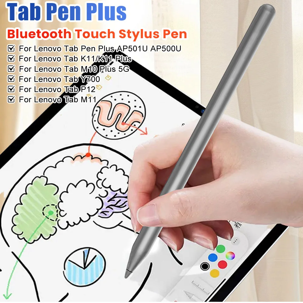 

For Lenovo Tab Pen Plus AP501U AP500U Tab Pen Plus Bluetooth Tablet Touch Stylus Pencil Palm Rejection Rechargeable Stylus Pens