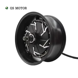 QS Motor 14*6.0inch 2000W/3000W/5000W QS260 30-45H V4 High Power Hot Sale BLDC Motor In-wheel Hub Motor for Electric Motorcycle