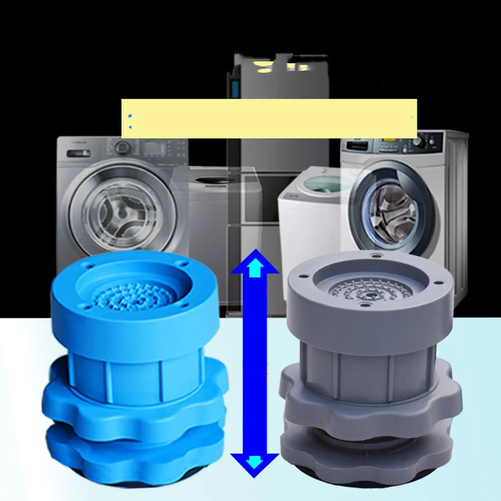 Anti Vibration Pads Lifting Foot Base for Washer Dryer Washing Machine
