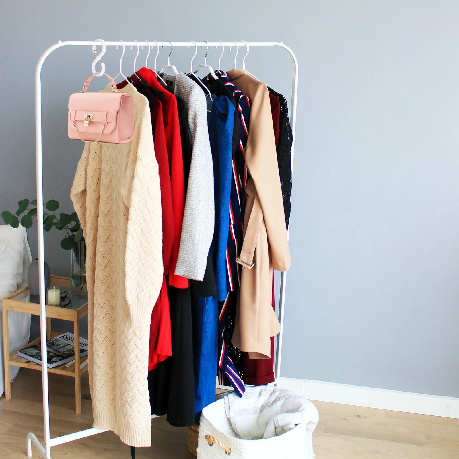 

8pcs Shape Heavy Duty S Shaped Hooks For Hanging Clothes Wardrobe Organization Closet S Hooks Home Storage Tools