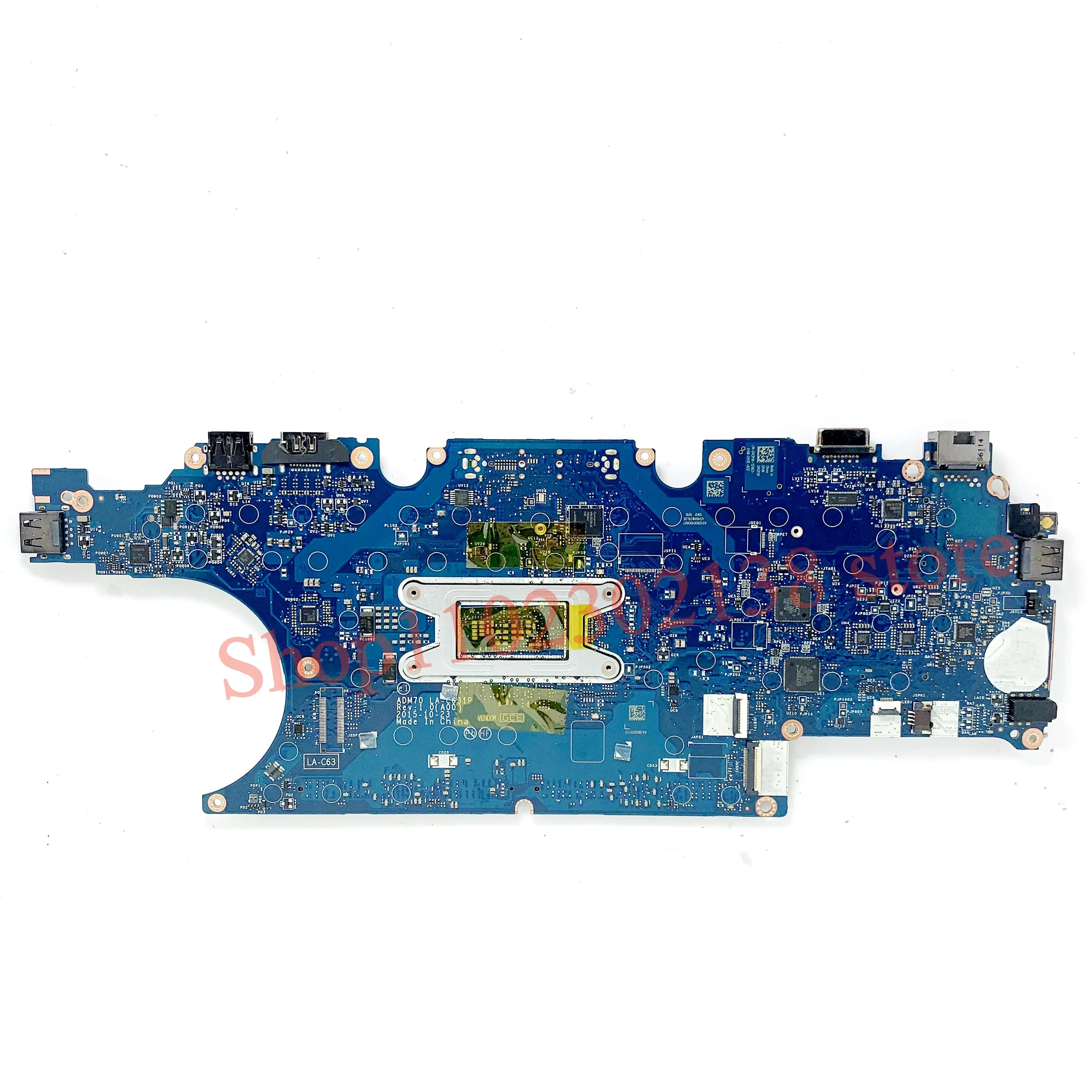 Imagem -02 - Hcp0k 0hcp0k Cn0hcp0k Adm70 La-c631p com Sr2f0 I56300u Cpu para Dell Latitude E5470 Portátil Placa-mãe 100 Completo Funcionando Bem