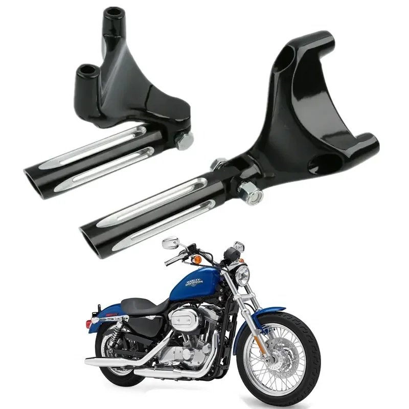 

For Harley Sportster 883 1200 2004-2013 2007 2008 2009 2010 2011 2012 2013 Passenger Footpegs Mount Bracket Motorcycle