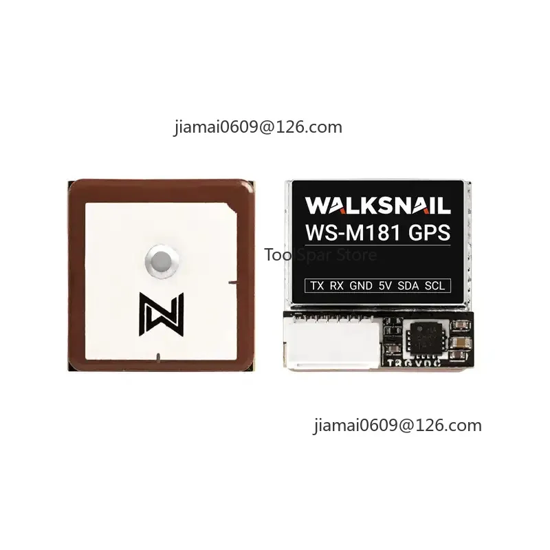 WS‑M181 M10 GNSS GPS Module Built‑in QMC5883 Compass Ceramic Antenna For FPV RC Drone Airplane