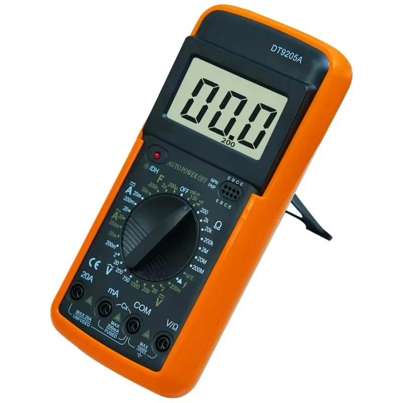 LCD Digital Display Full Over Range Protection High Precision Tester AC/DC Voltage Current Meter Digital Multimeter