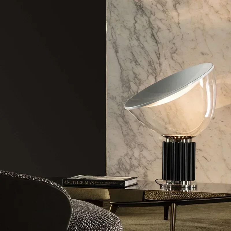 LED Table Lamp High Quality Close To Original Italian Classic Flos Taccia Desk Light for Living Room Bedroom Room Decor