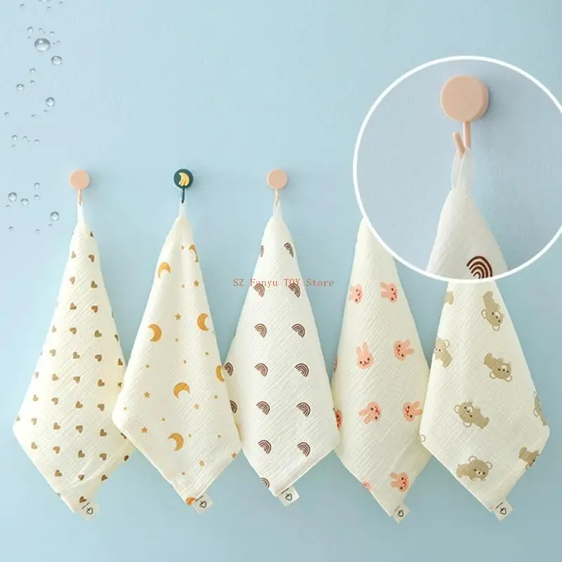 96GC Handuk Persegi Kain Bersendawa Bayi Baru Lahir 4 Lapis Saputangan Kecil Kain Lap Bayi