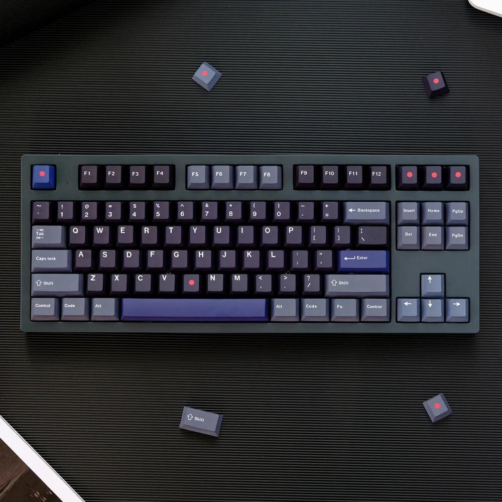 129 teclas gmk tp pontos vermelhos keycaps perfil cereja pbt tampa da chave de sublimação de tinta para mx switch tampas de teclado mecânico