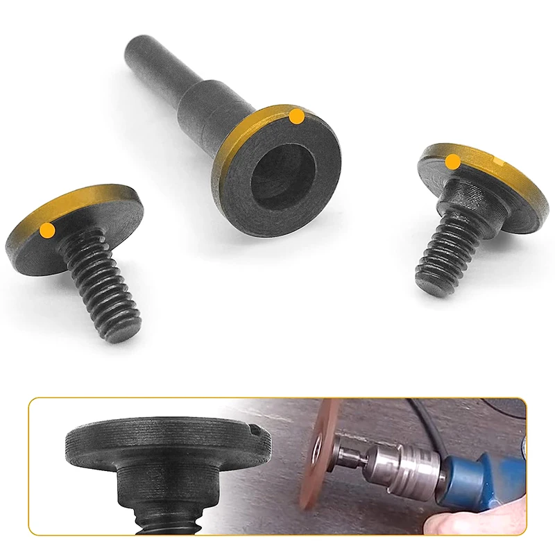 1Set Mounting Mandrel Fit Circular Saw Blade Die Grinder Connecting Rod Adapter With 6mm Screw Nut For Drill Rotary Tools