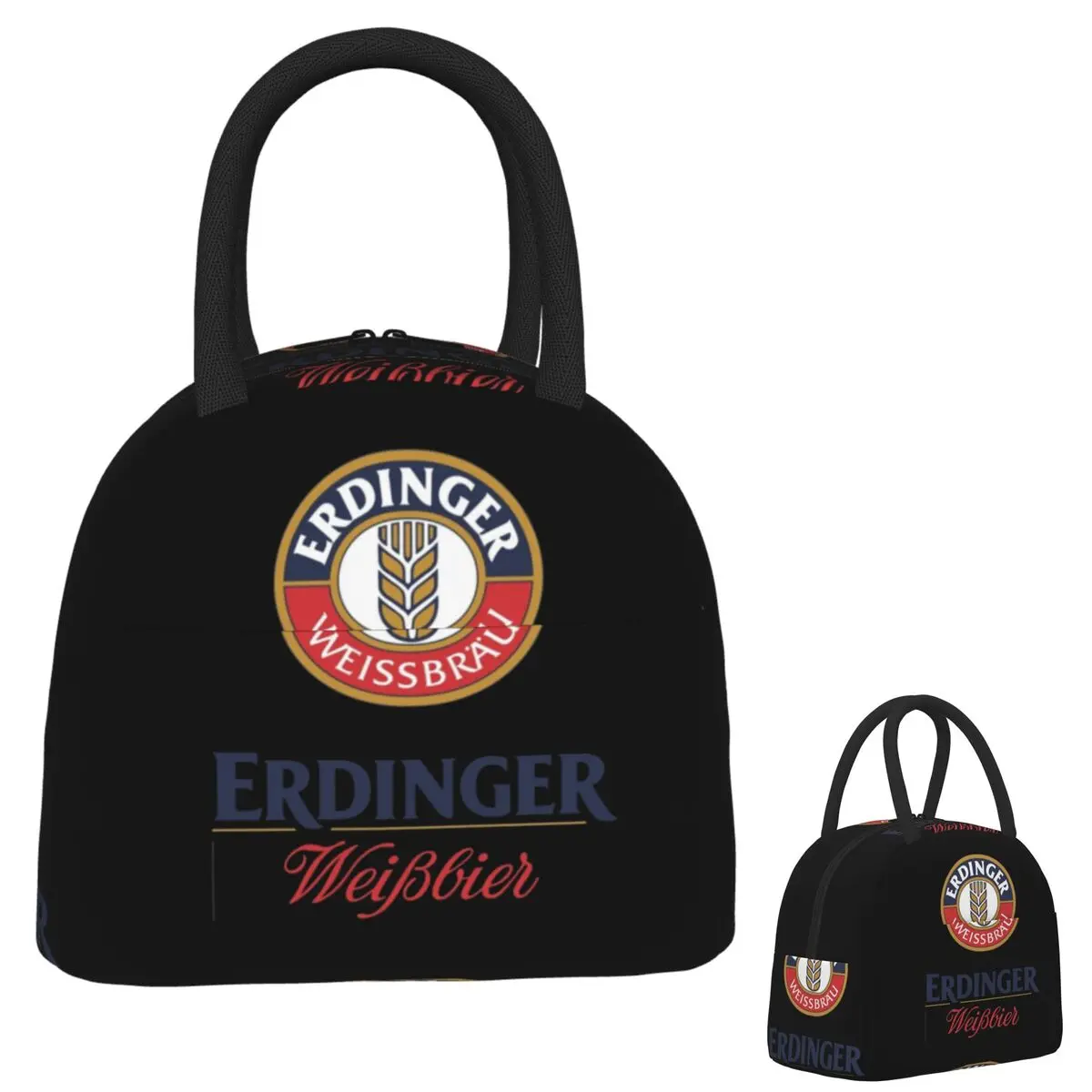 

Изолированная сумка для обеда Erdinger Weissbier Merch для женщин и детей, герметичные коробки для еды, термосумка для ланча