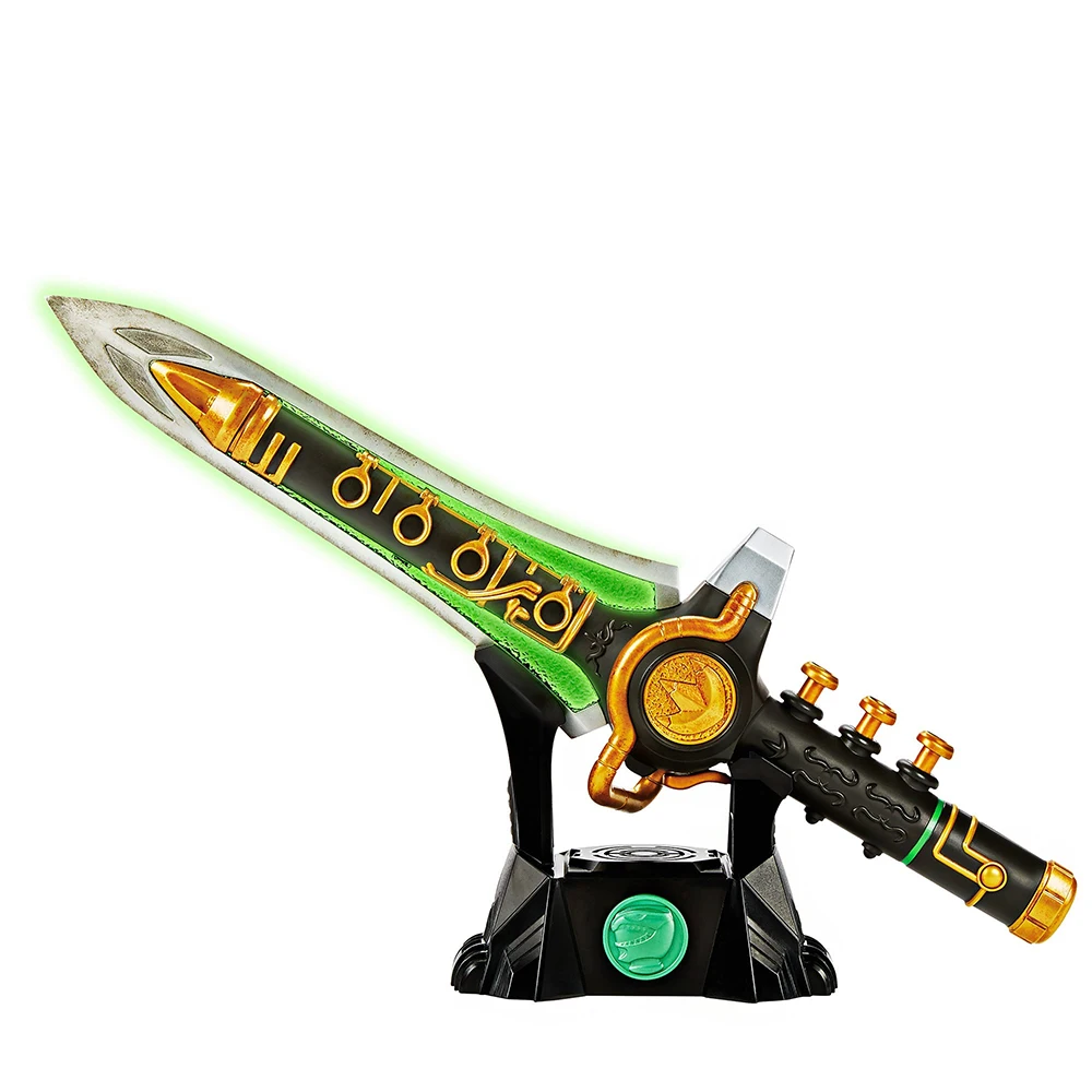 Kyouryuu Sentai Zyuranger Mighty MorDave-Collection originale de pluies, dragon vert, poignard, échelle 1:1, jouets modèles, cadeaux, en stock