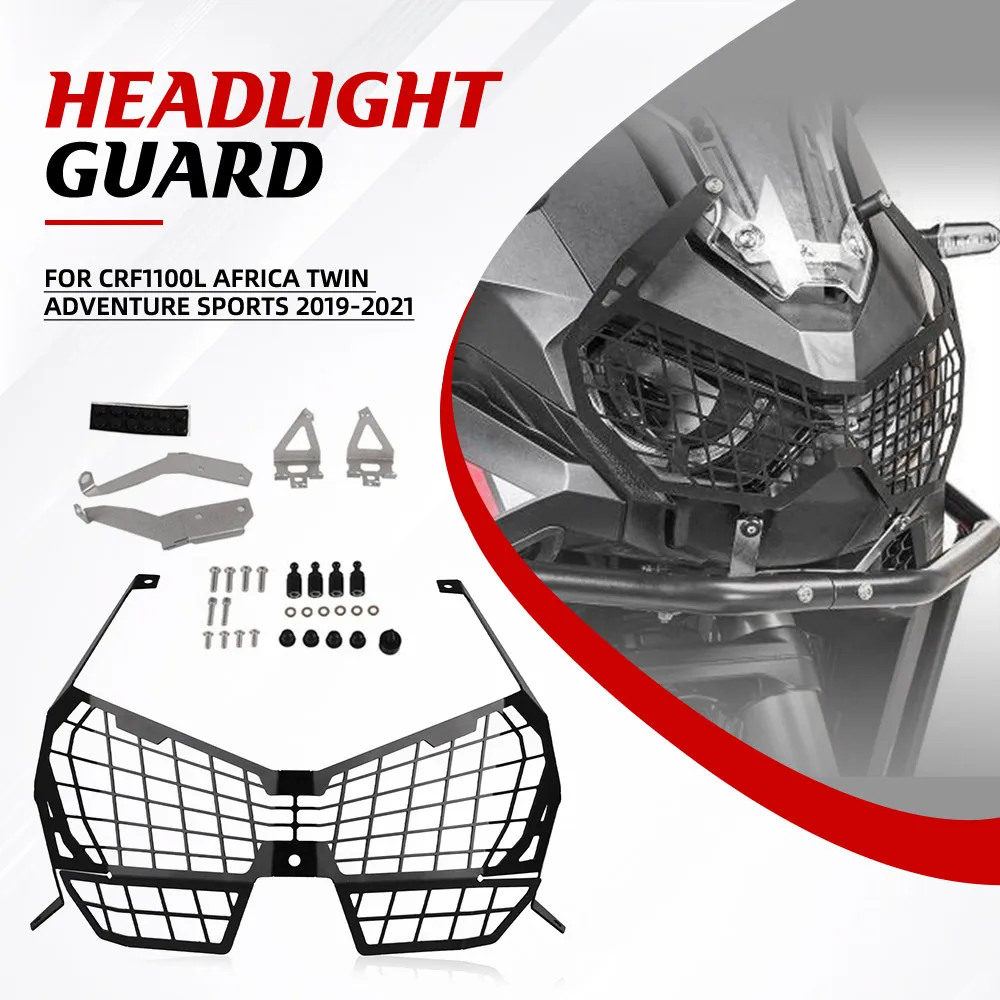 

FOR HONDA CRF1100L AFRICA TWIN ADVENTURE SPORTS 2019-2021 Motorcycle Accessories Headlight Headlamp Guard Grill Cover Protector