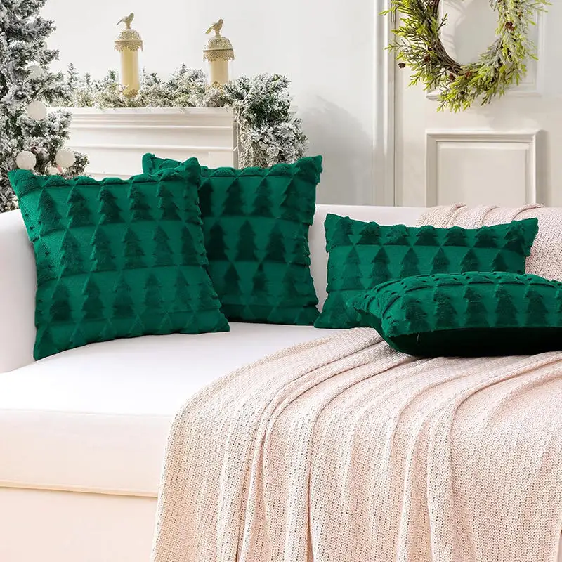 1PC Weihnachten dekorative Kissenbezüge Kissenbezug Couch Kissenbezug für Couch Sofa Urlaub Festivals Winter Home Dekoration – Detail 17