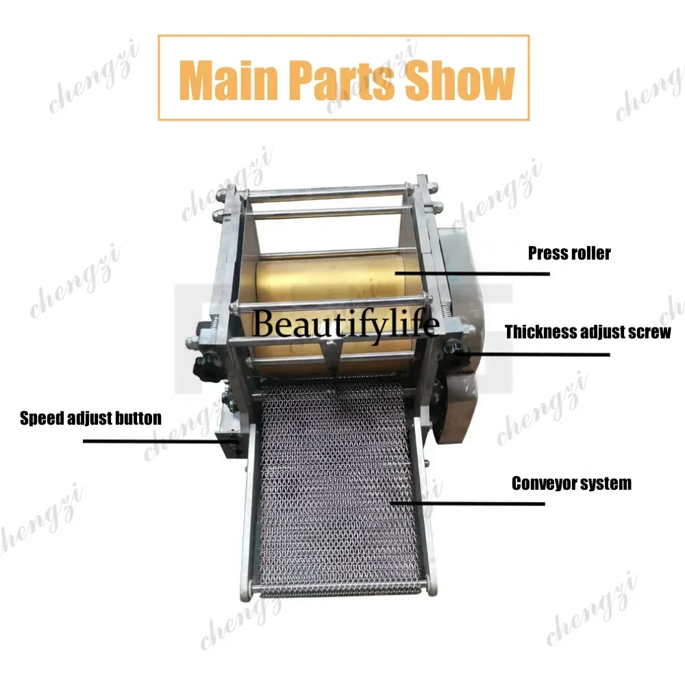 Automatic Industrial Flour Corn Mexican Tortilla Machine Taco Roti Maker Press Bread Grain Product Tortilla Making Machines