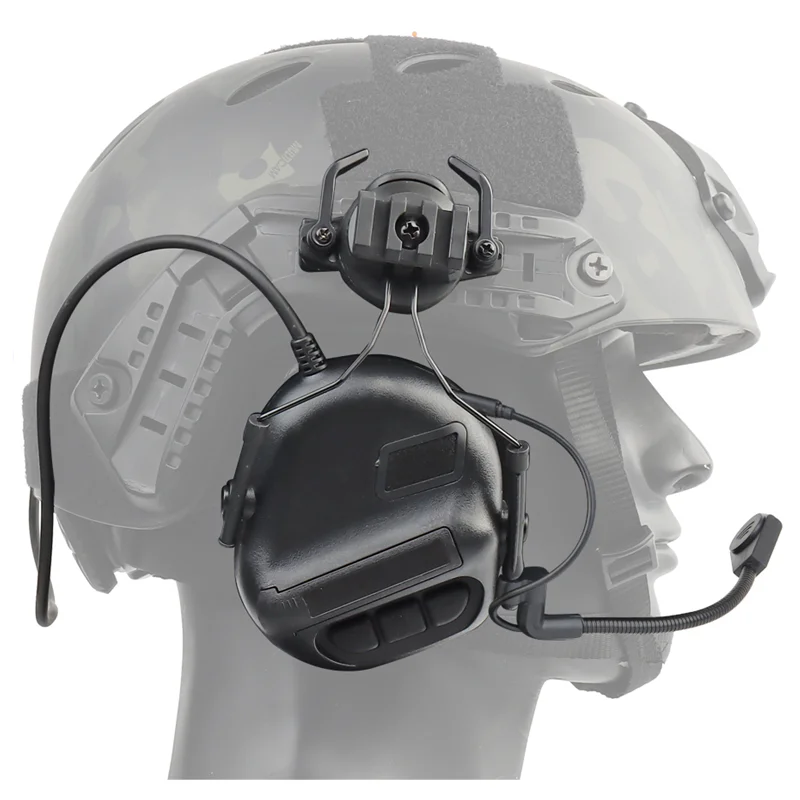 DulMilitary-Casque sans son 514up et réduction du bruit, chasse, tir, protection Airsoft, cache-oreilles CS Wargame