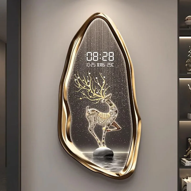 Nordic Simple Clock Wall Fashion Minimalist Creative Silent Wall Watch Design Xenomorph Orologio Da Parete Ornaments Home Decor