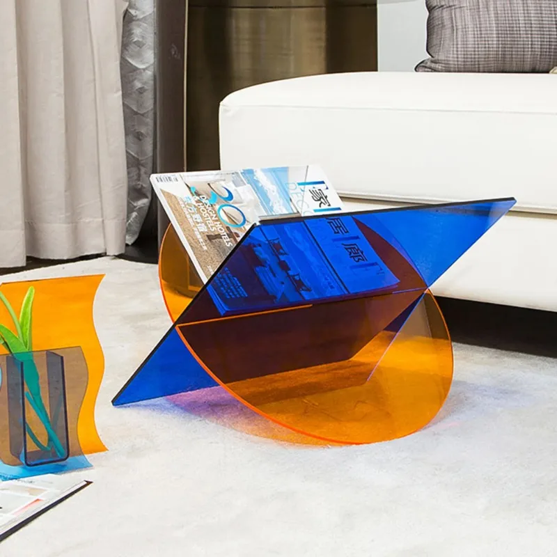 acrylic-magazine-living-room-floor-storage-drawing-books-office-newspaper-shelf-bookshelf-celular-escritorio-moveis-book-shelf