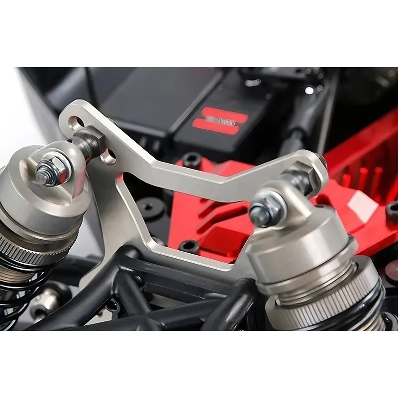 ROFUN LT450 2.4Ghz Remote 4WD 1:5 CNC Sasis Aloi Logam 45CC Kontrol Radio Bahan Bakar Bensin RC Nitro Model Mobil Truk Gas RTR