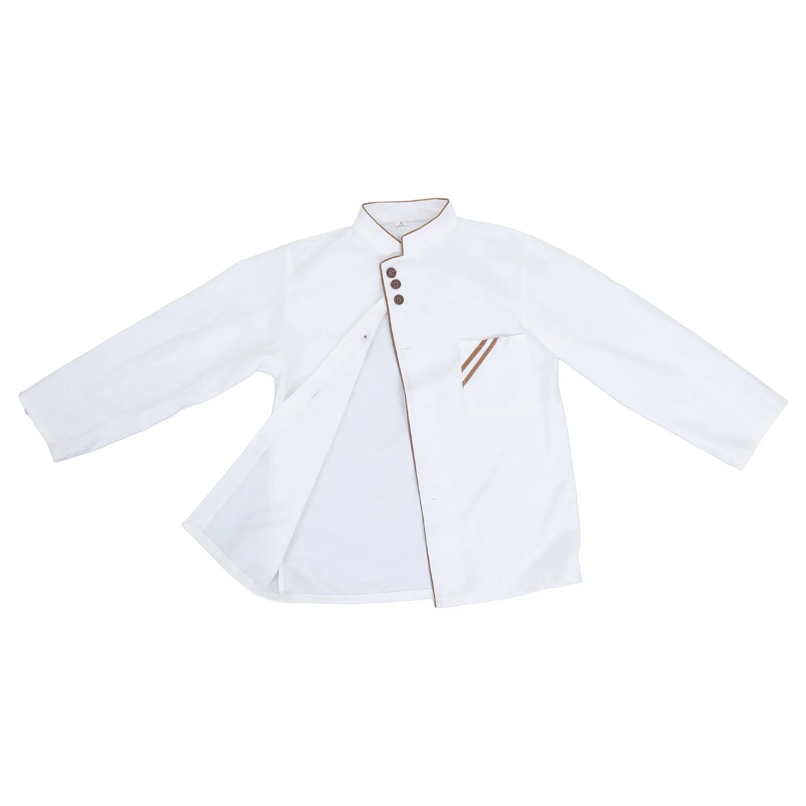 Manteau de Chef à manches longues unisexe, respirant, résistant à l'huile, facile à nettoyer, vêtements de travail de cuisine pour le personnel de restauration de Restaurant et d'hôtel