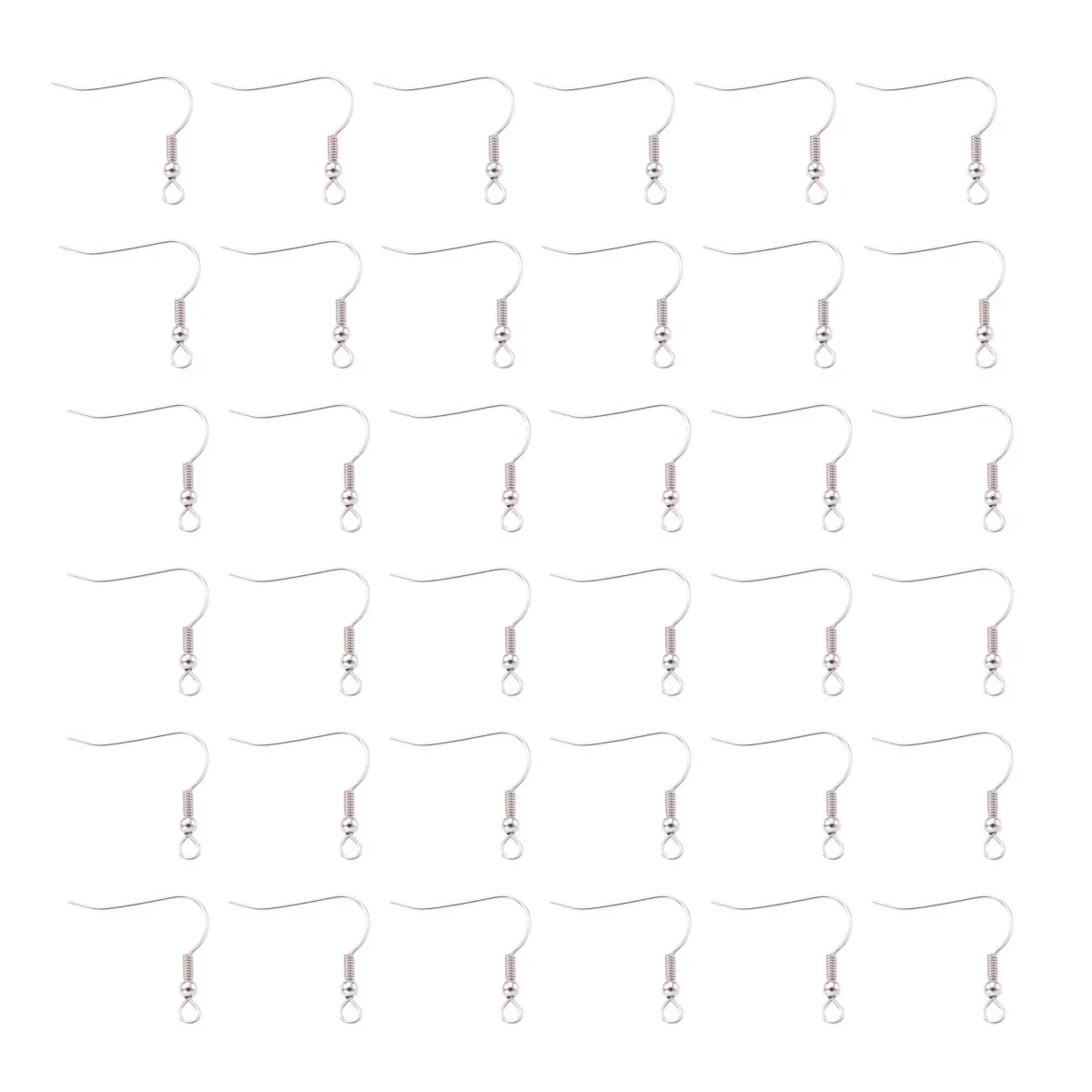 

100pcs Earrings Studs Simple Accessories Handmade Jewelry Stainless Earrings Accessories Steel DIY Supplies Gifts