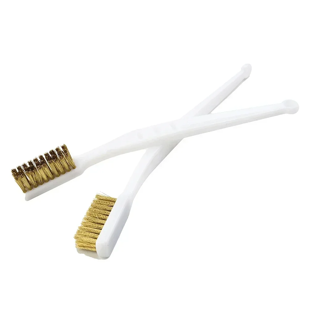 Imagem -05 - Escova de Fio de Bronze Metal Remover Escovas de Ferrugem Escova de Limpeza de Metal Industrial para Máquina de Limpeza de Sujeira Polimento 10 Peças