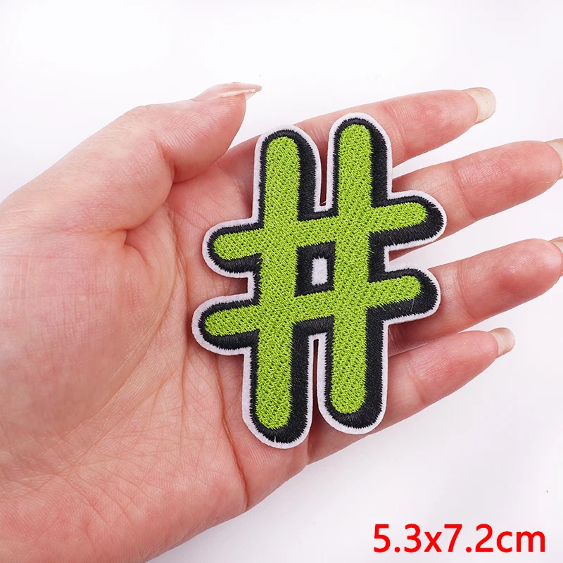 Cartoon Eyes Lip Dice Embroidered Patches For Clothing Thermoadhesive Patches On Clothes Iron On Patches For Clothes Sticker DIY