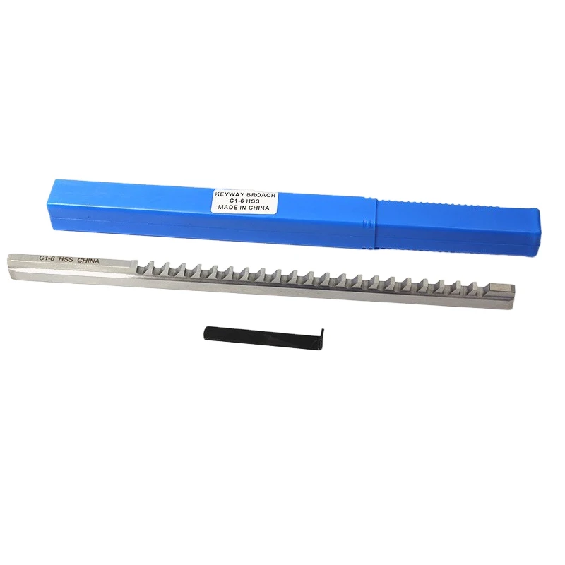 

Push-Type Keyway Broach C1 Metric Size HSS Keyway Cutting Tool knife for CNC Router Metalworking