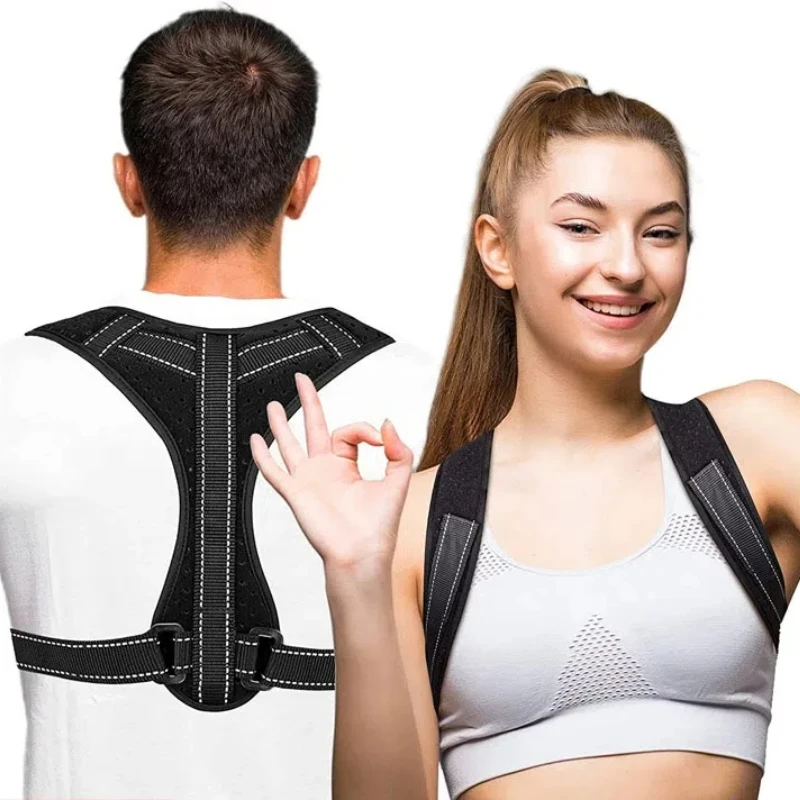 

Invisible Back Posture Corrector Adjustable Back Brace Support Belt Spine Back Shoulder Lumbar Posture Correction for Women