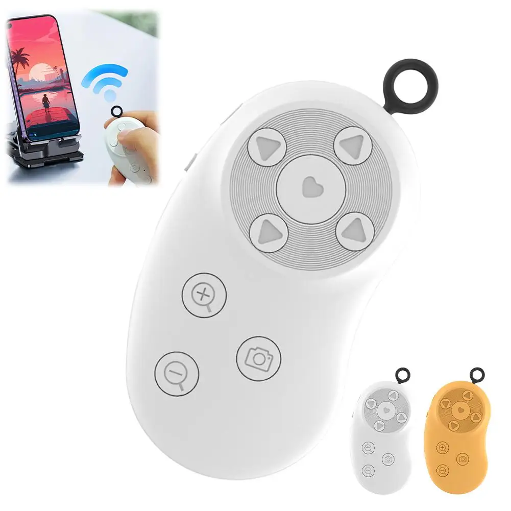 Wireless Bluetooth Mobile Selfie Lazy Artifac Tiktok Remote Control Ring Mobile Phone Bluetooth Controller For Mobile Phones